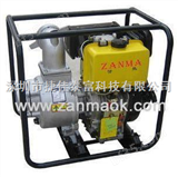 100KB-4D上海赞马4寸柴油水泵抽水机100KB-4D