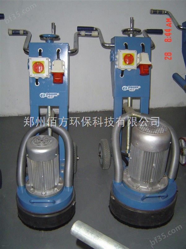 郑州佰方轻型地坪施工研磨机外接除尘式打磨机